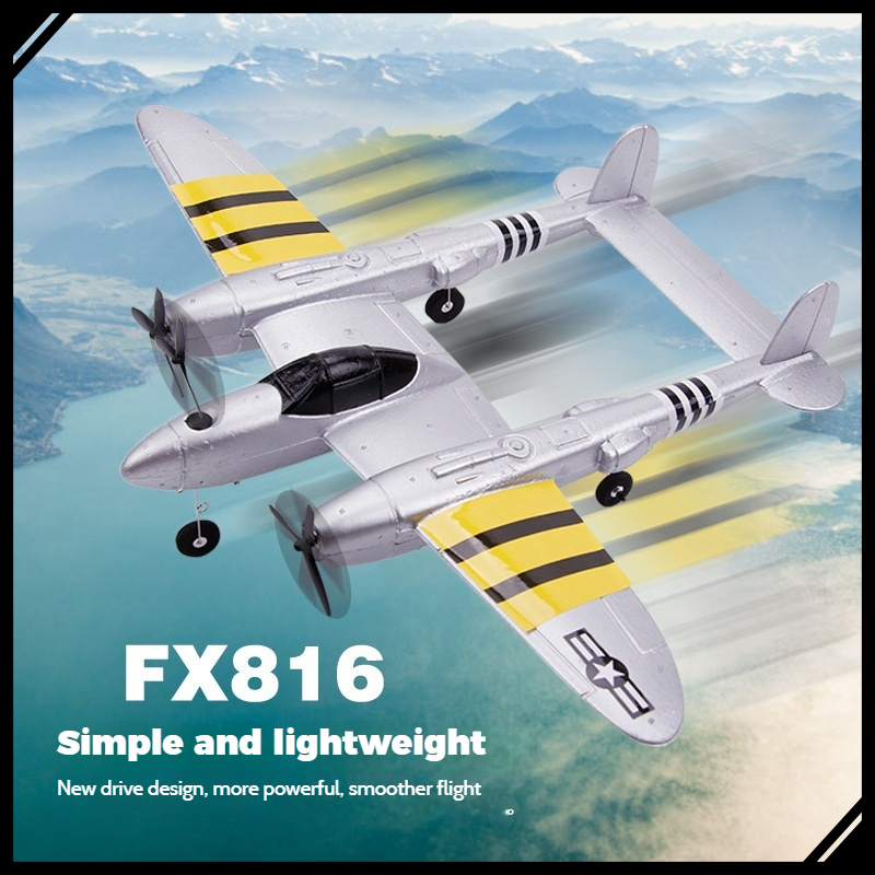 Rc Glider Foam Wing - FX816 RC Airplane P38 Fighter Fixed