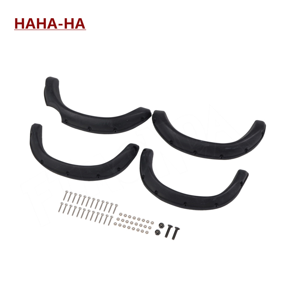 Body Shell Rc - Black Mud Fenders Flares for 1/10