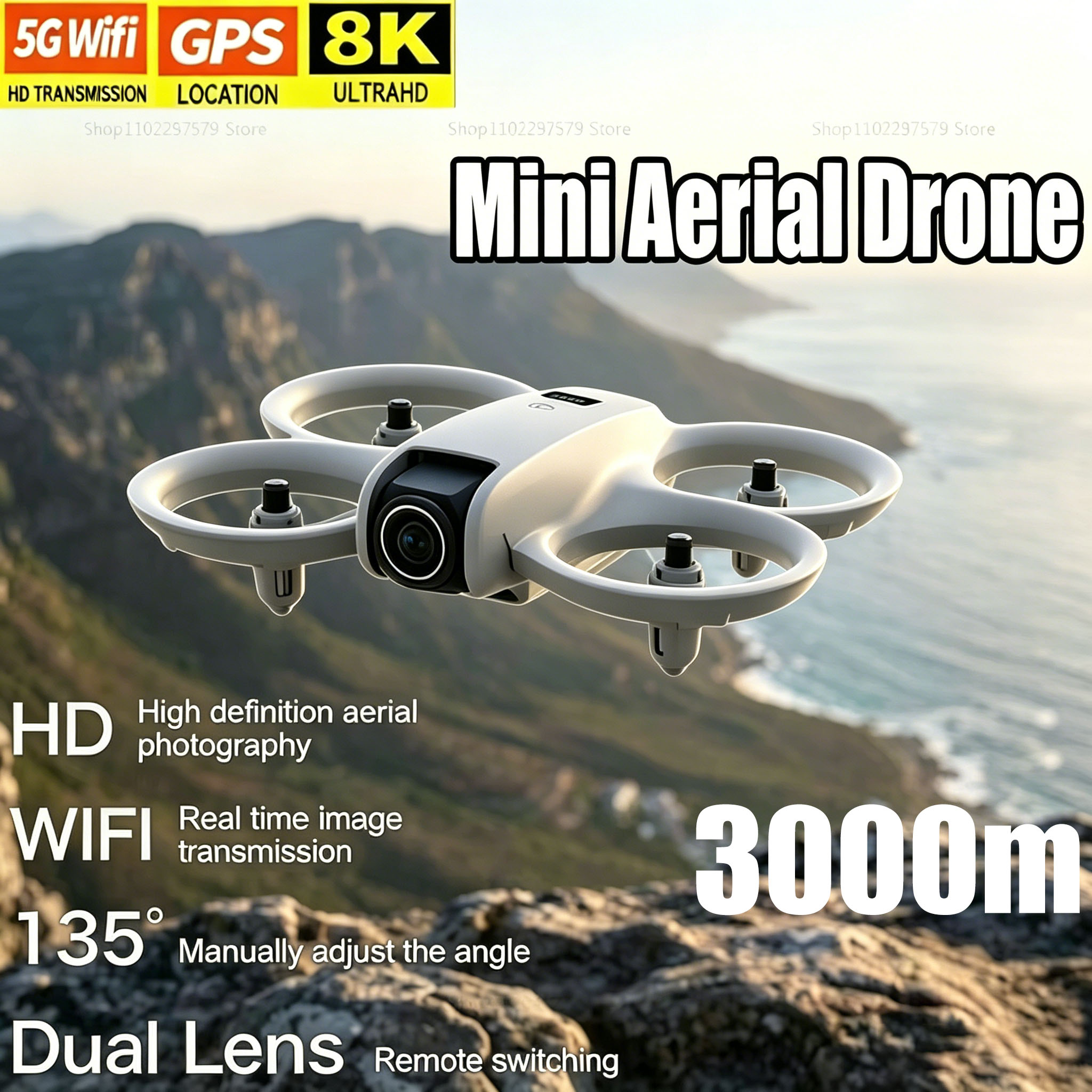 Hobby Rc Quadcopters - Mini Drone with 8K HD Camera