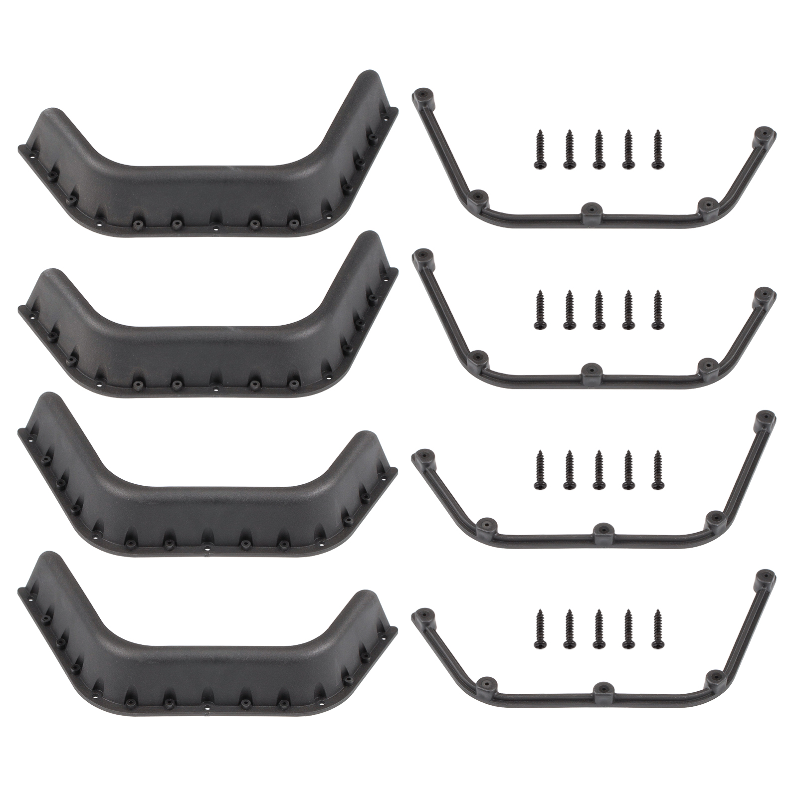 Plastic Wide Fender Flares Set - Body Shell Rc review and price