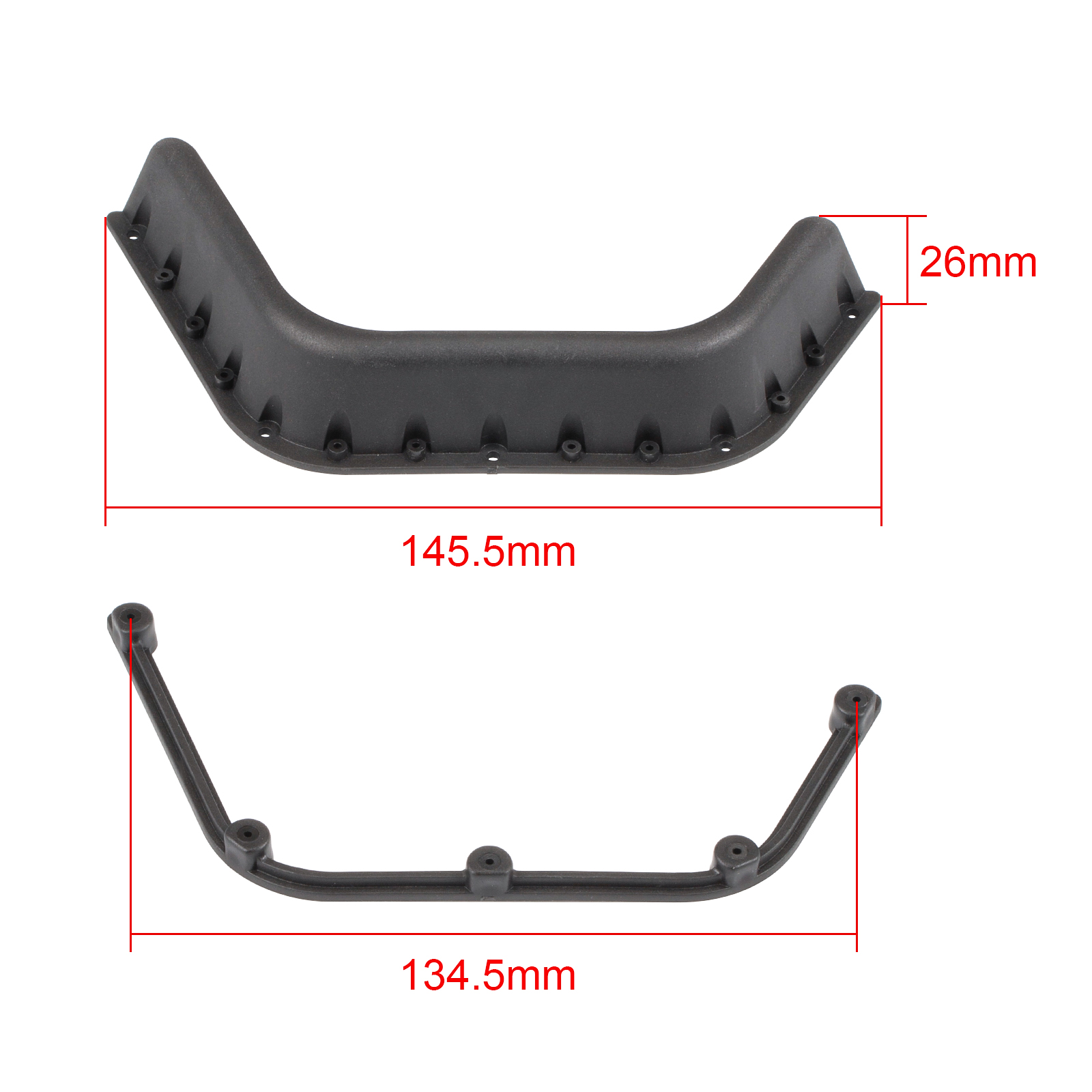 Plastic Wide Fender Flares Set - Body Shell Rc review and price