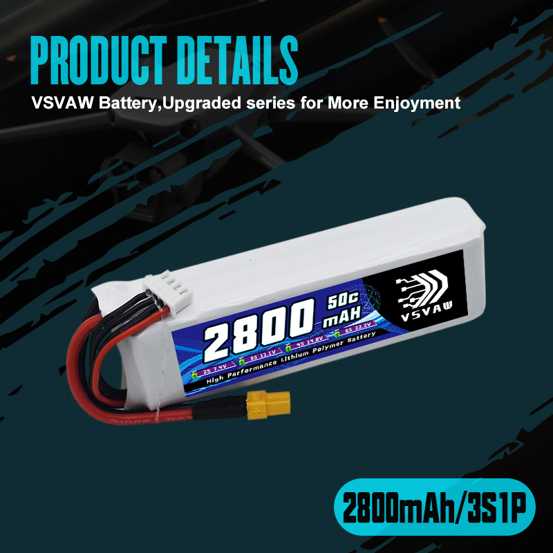 VSVAW 3S 2800mAh Lipo Battery  - Hobby Rc Quadcopters review and price