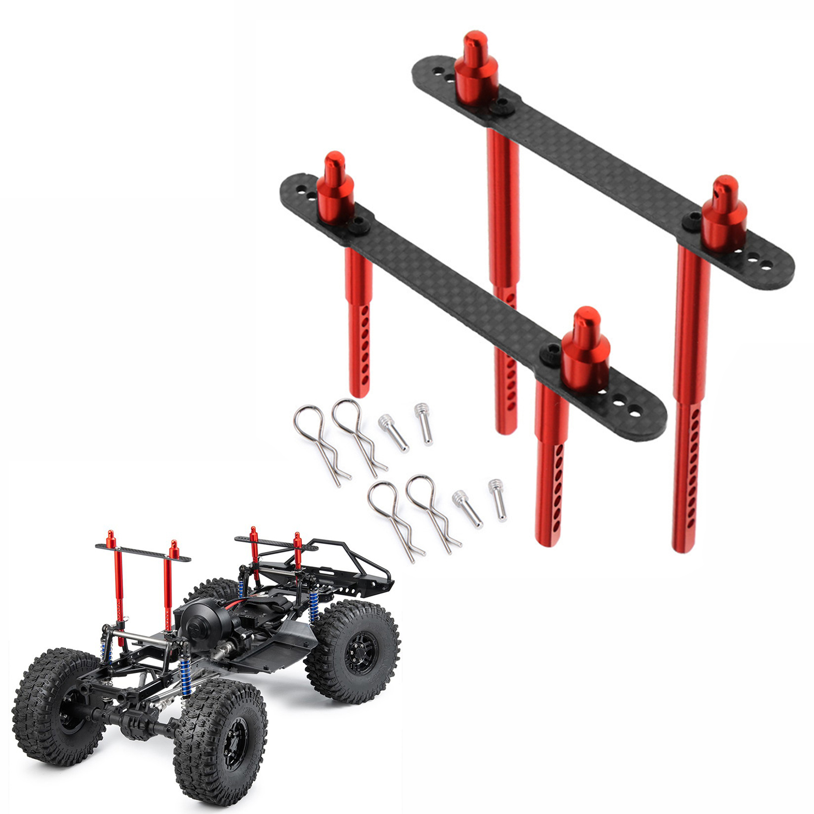 RC Car Body Post Mounts Metal  - Body Shell Rc review and price