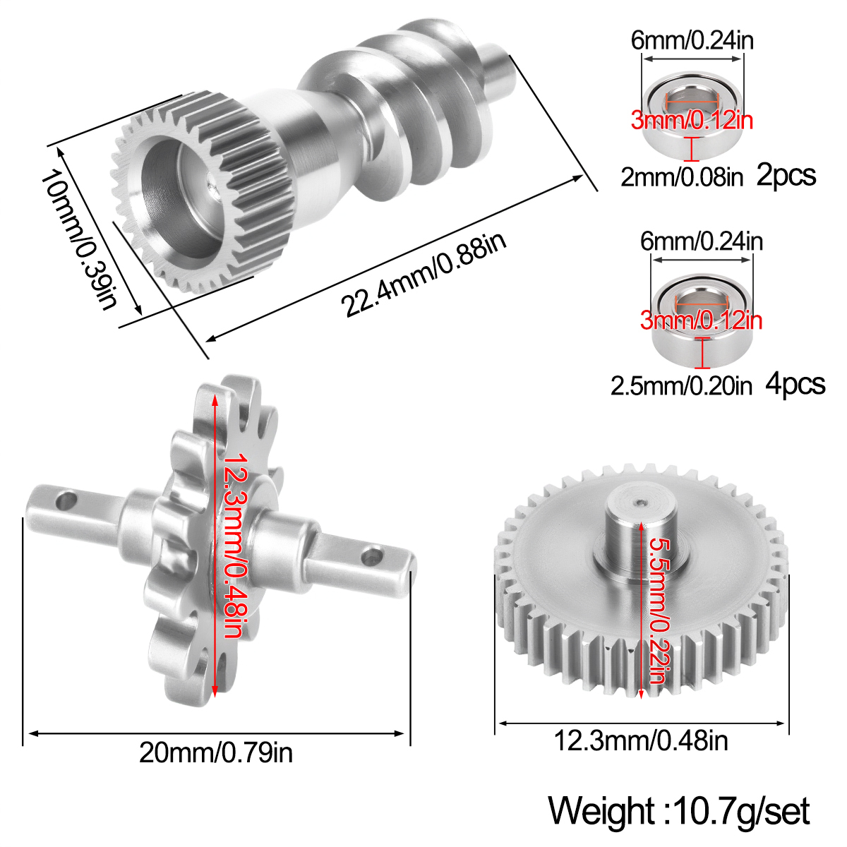 Stainless Steel Gearbox Gear S - Rc Hobby Zone review and price