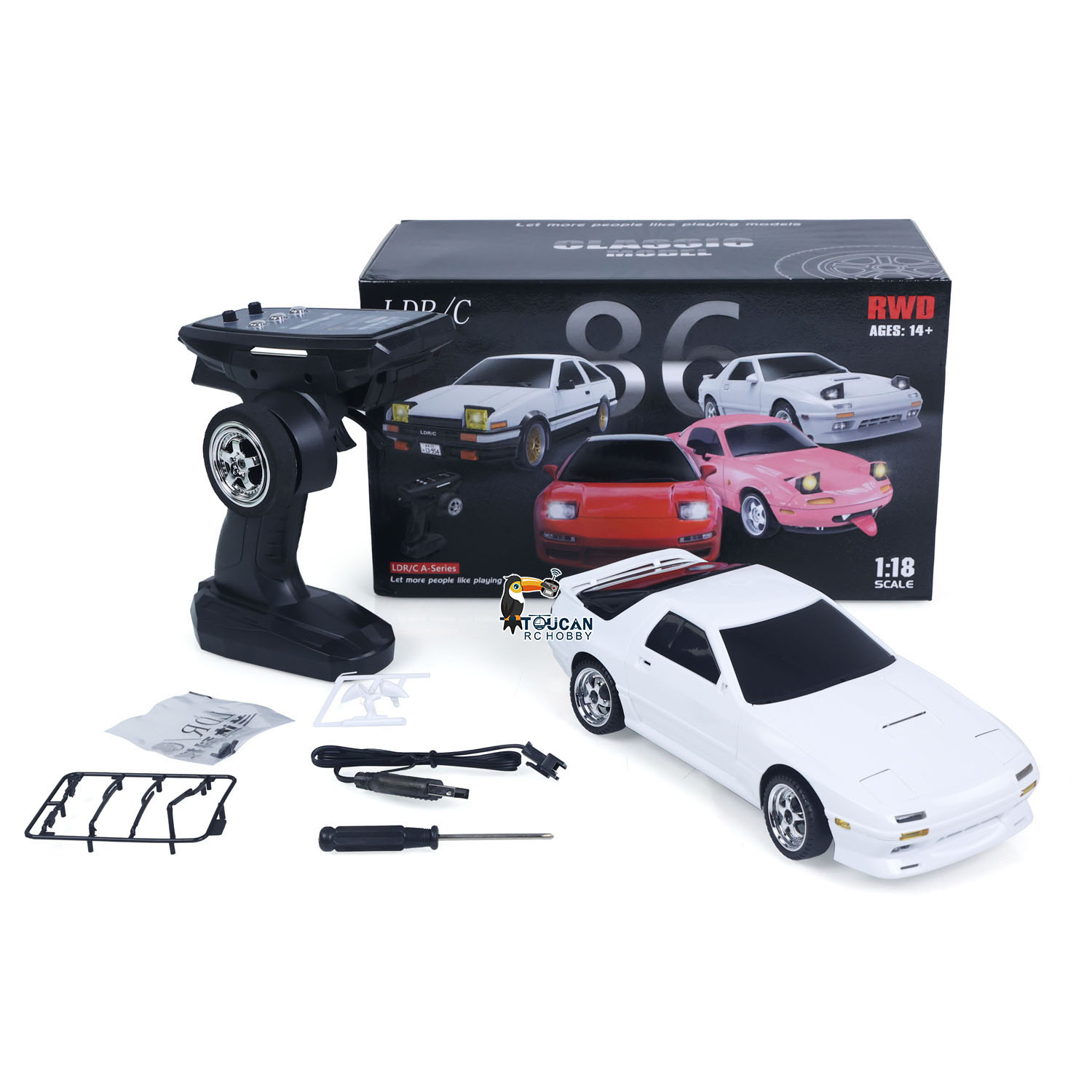 US Stock LDRC 1/18 RX7 RC Raci - Gyroscope Rc Module review and price