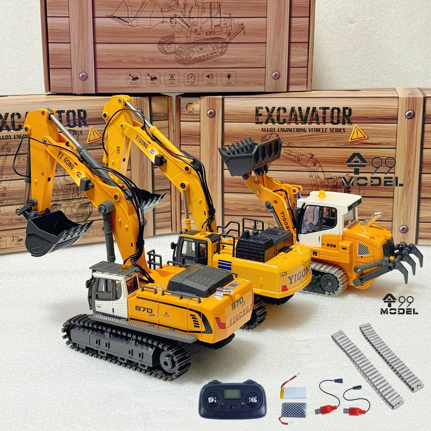 1/50 970 520 Mini RC Excavator - Rc Hobby Track review and price