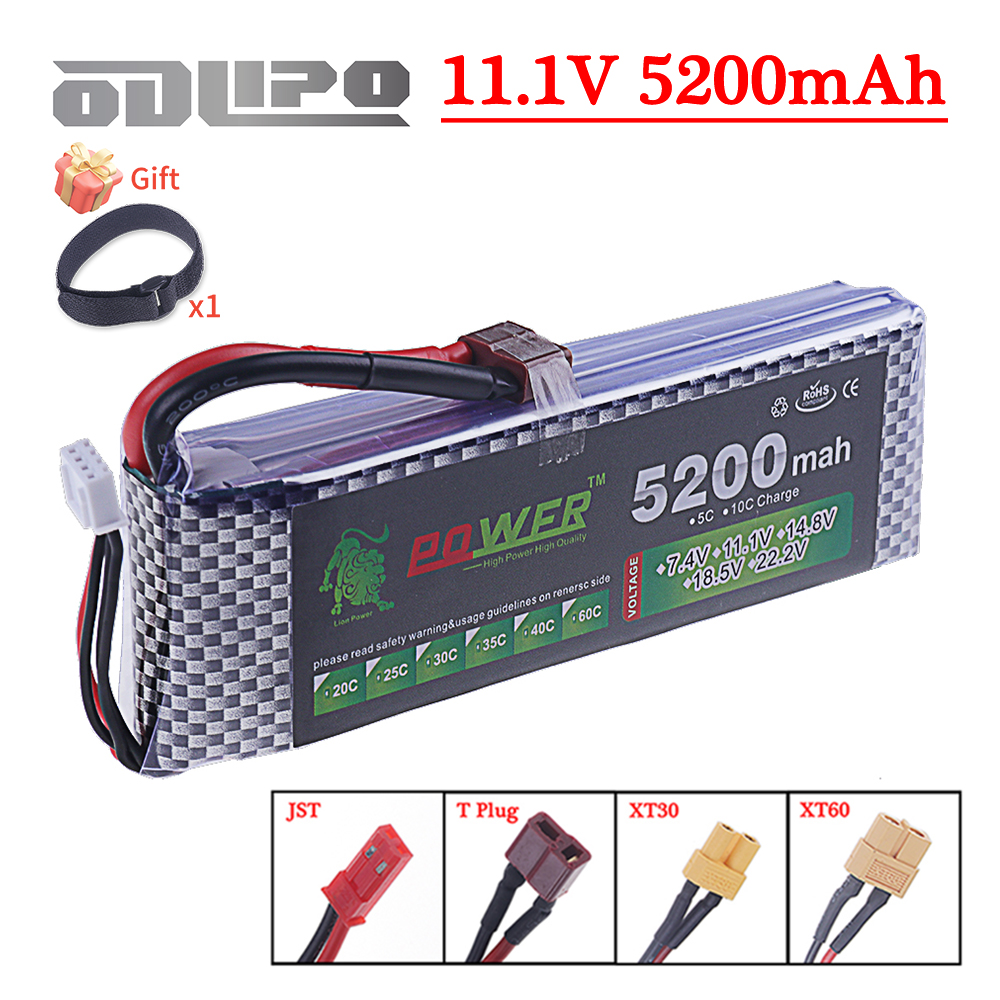 3S Lipo Battery 11.1V 5200mah  - Hobby Rc Quadcopters review and price
